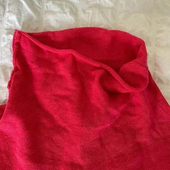 Nic+Zoe turtleneck knit pomegranate sweater - Picture 6 of 9